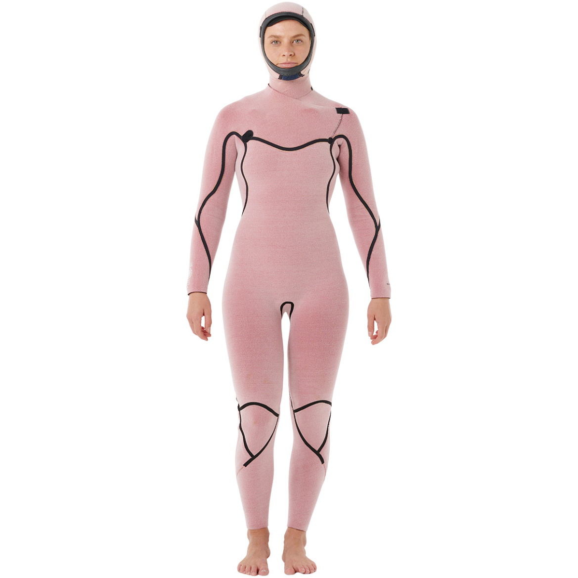 2026 Rip Curl Womens Flashbomb 6/4mm Hooded Chest Zip Wetsuit